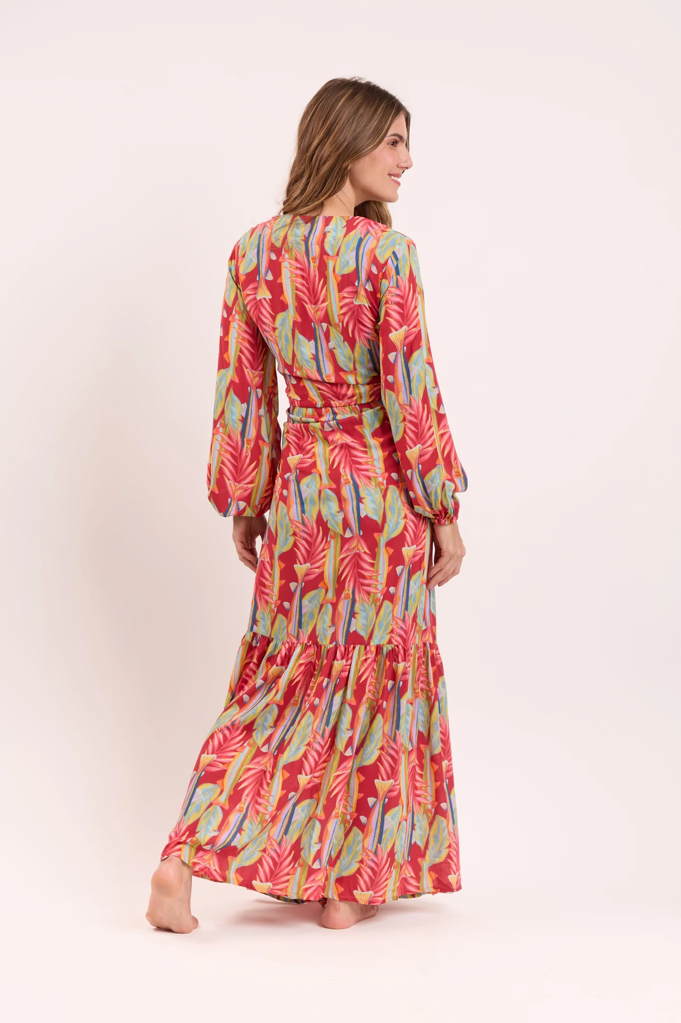 Sea-Bloom Long Dress Verona – Image 8