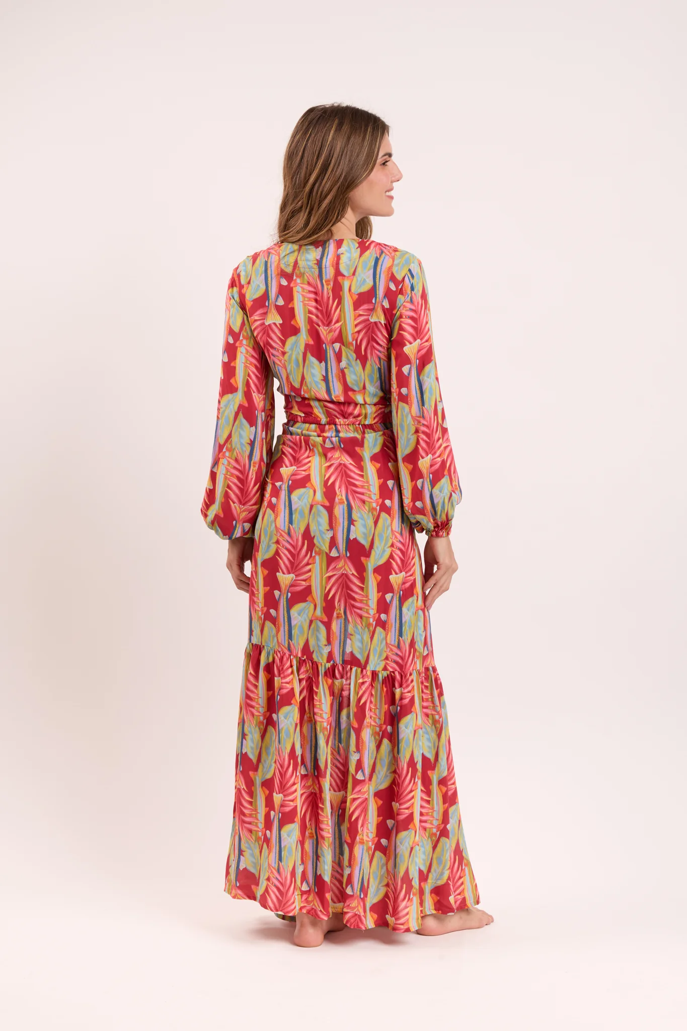 Sea-Bloom Long Dress Verona – Image 4
