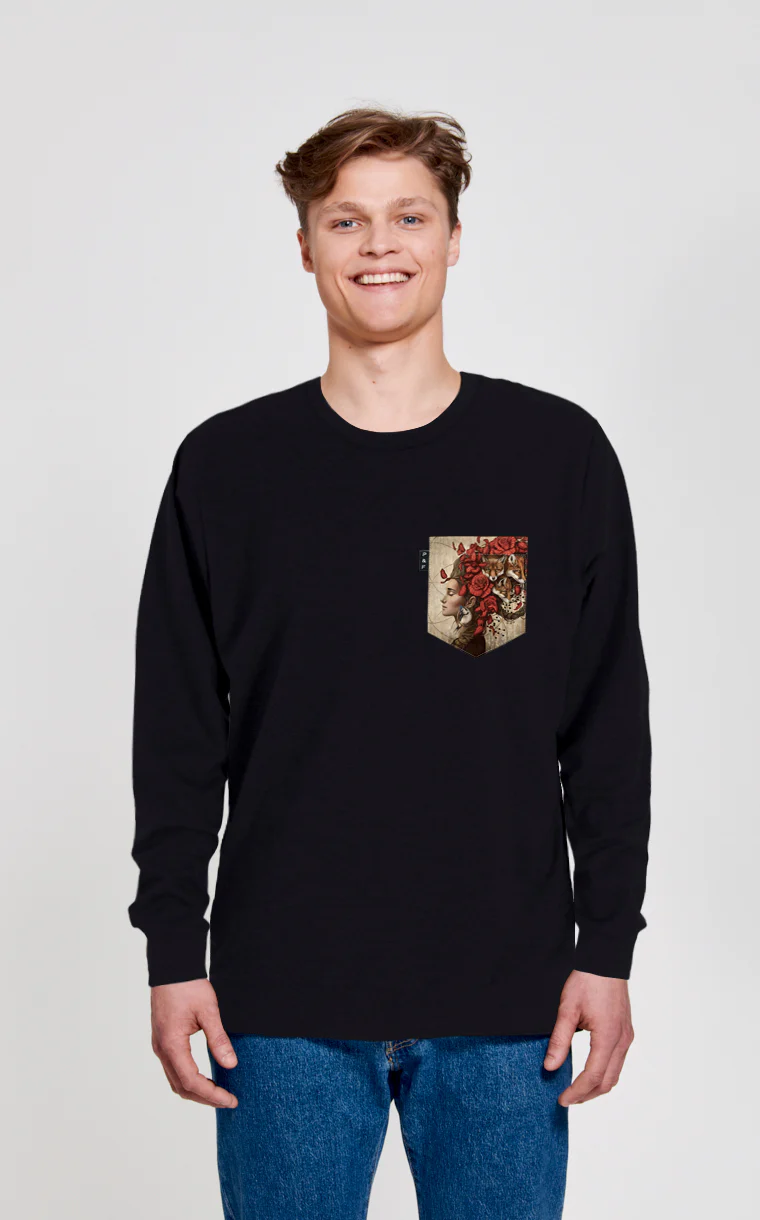 Crewneck Qc à poche Coiffe-fur – Image 2