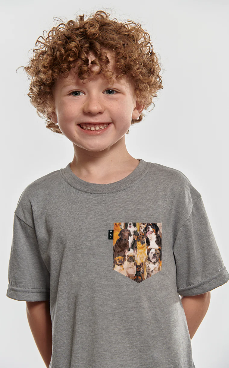 T-shirt à poche Who let the dogs out – Image 6