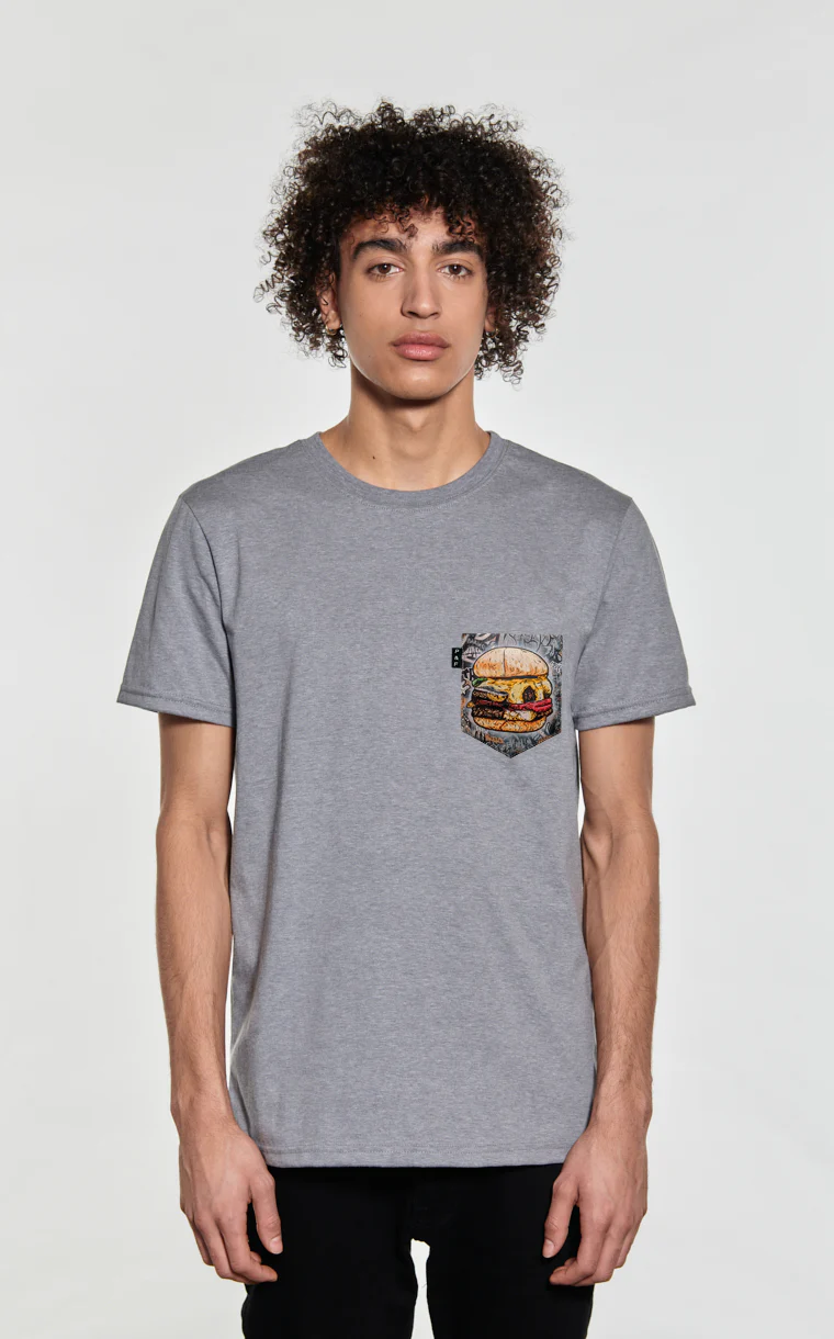 T-shirt à poche Où steak haché – Image 6