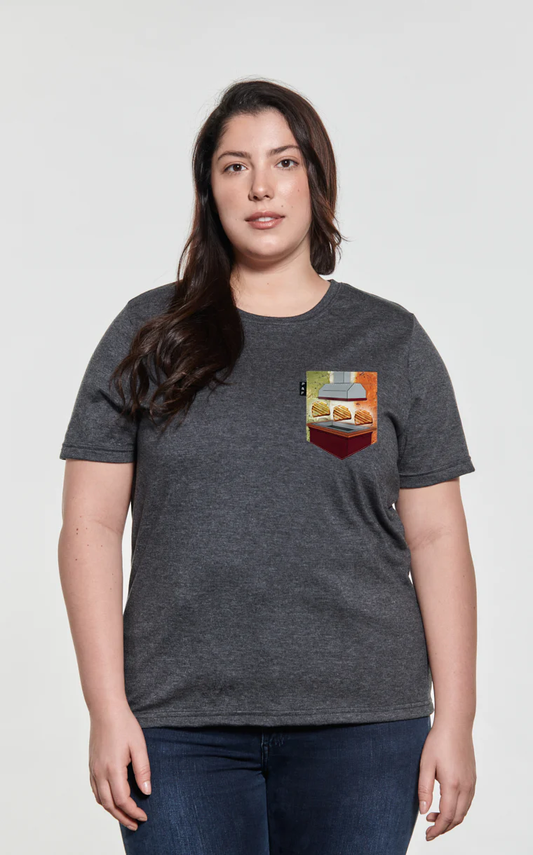 T-shirt coupe Boyfriend à poche Bar à Pain – Image 6