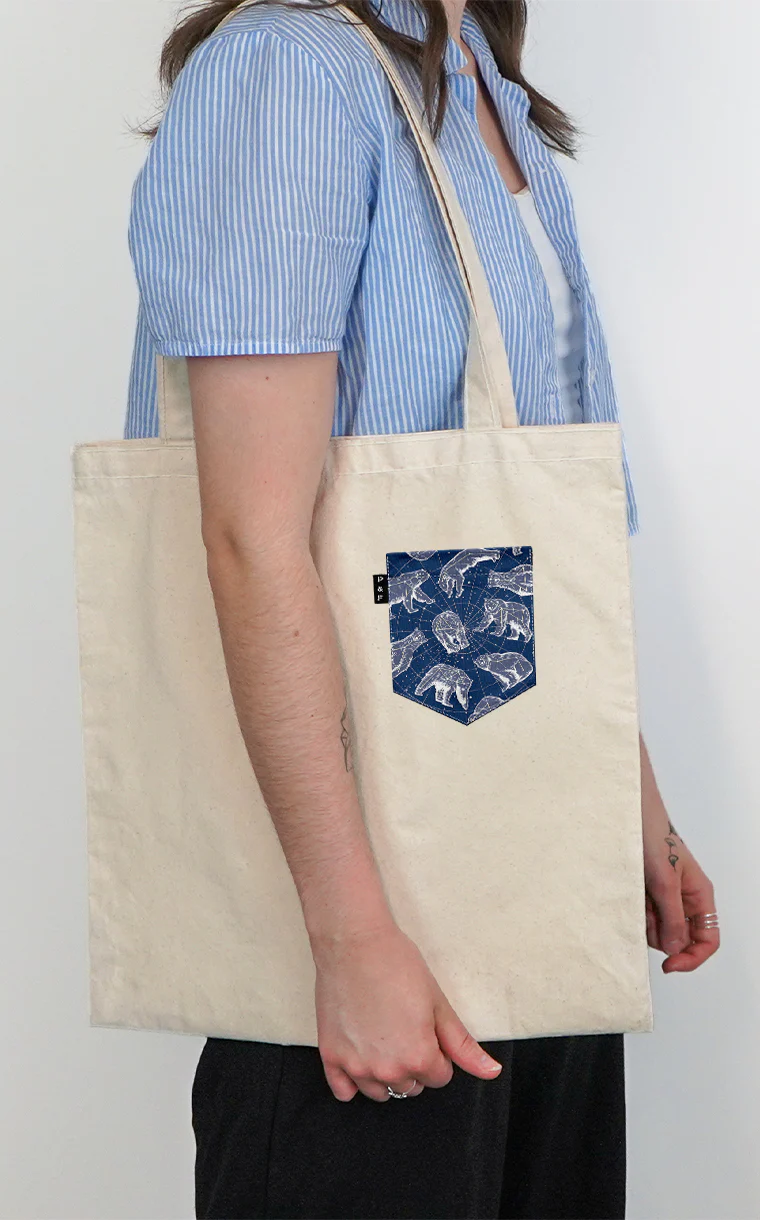 Tote Bag à poche Lézourses Polaires – Image 4